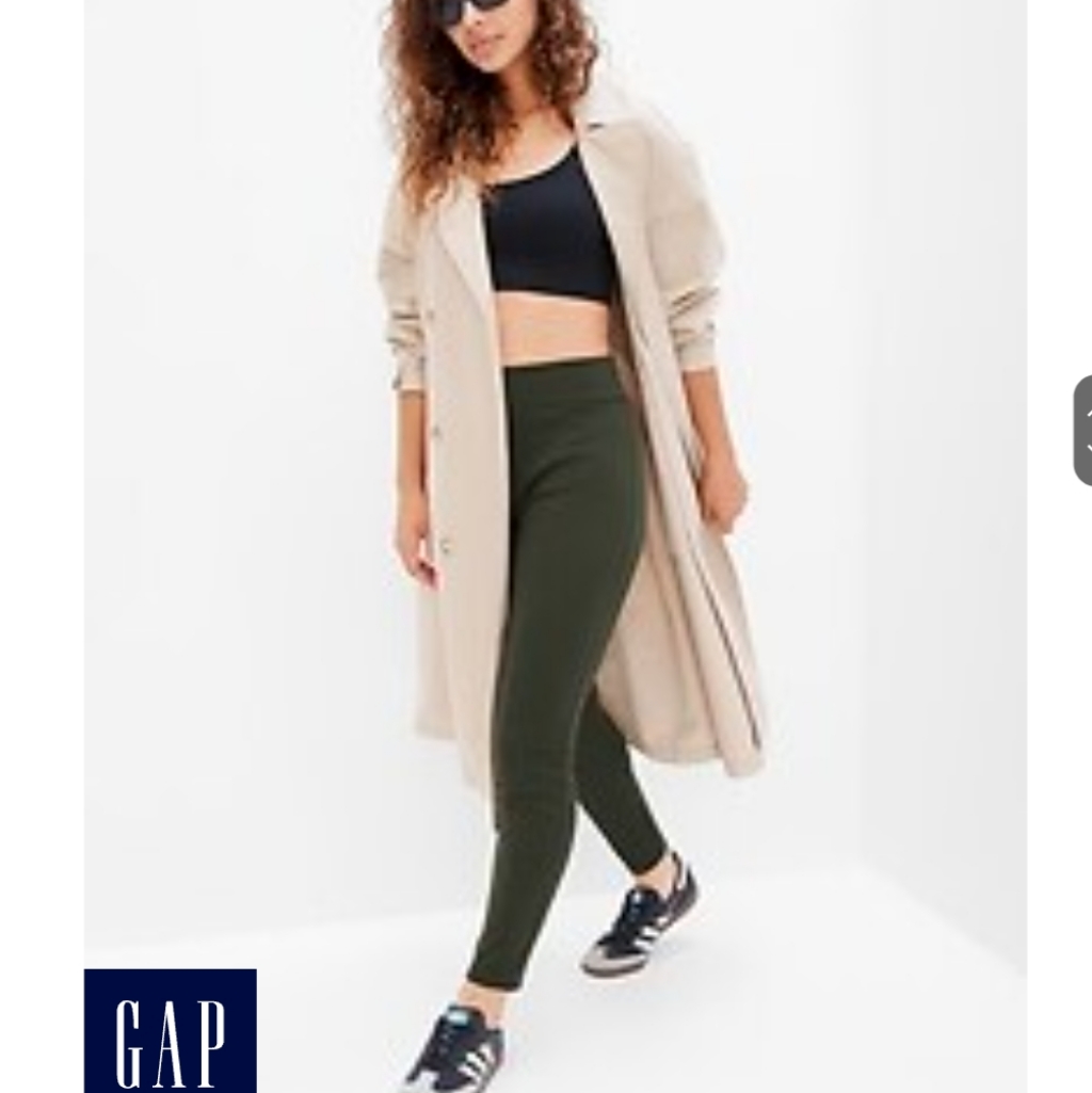 Gap Mid-Rise Seamed Leggings